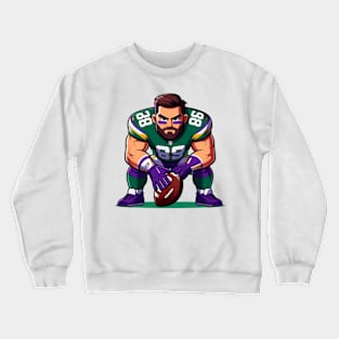 Jason Kelce scans the defense, eyes darting like a hawk Crewneck Sweatshirt